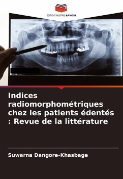 Cover Indices radiomorphométriques chez les patients édentés : Revue de la littérature