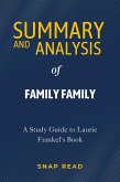 Summary and Analysis of Family Family (eBook, ePUB) Summary and Analysis of Family Family (eBook, ePUB)