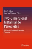 Two-Dimensional Metal Halide Perovskites (eBook, PDF)
