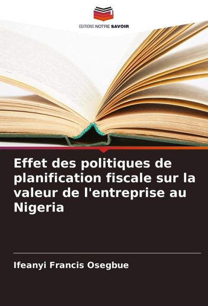 Effet des politiques de planification fiscale sur la valeur de l'entreprise au Nigeria Effet des politiques de planification fiscale sur la valeur de l'entreprise au Nigeria