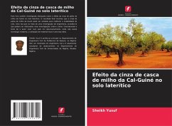 Cover Efeito da cinza de casca de milho da Cal-Guiné no solo laterítico