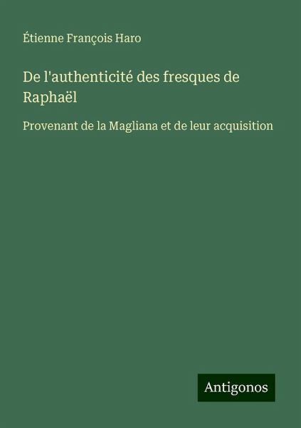 De l'authenticité des fresques de Raphaël