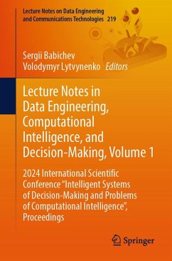 Lecture Notes in Data Engineering, Computational Intelligence, and Decision-Making, Volume 1 (eBook, PDF)