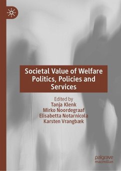 Cover Societal Value of Welfare Politics, Policies and Services (eBook, PDF)
