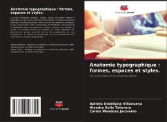 Cover Anatomie typographique : formes, espaces et styles.