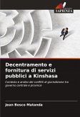 Decentramento e fornitura di servizi pubblici a Kinshasa