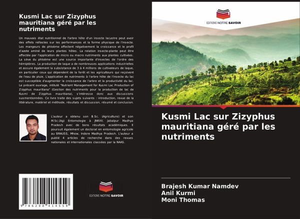 Kusmi Lac sur Zizyphus mauritiana géré par les nutriments Kusmi Lac sur Zizyphus mauritiana géré par les nutriments