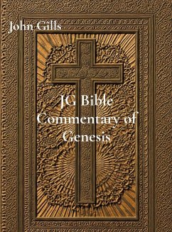 Cover JG Bible Commentary of Genesis Ch. 1-25