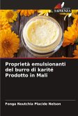 Proprietà emulsionanti del burro di karité Prodotto in Mali