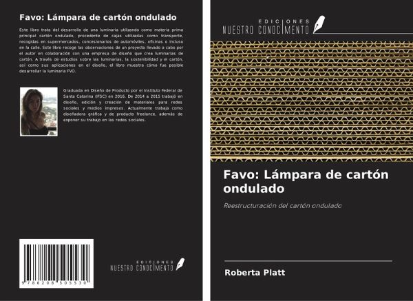 Favo: Lámpara de cartón ondulado Favo: Lámpara de cartón ondulado