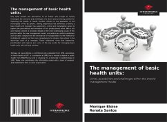 Cover The management of basic health units: