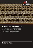 Favo: Lampada in cartone ondulato Favo: Lampada in cartone ondulato