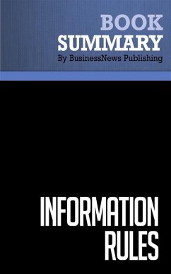 Cover Summary: Information Rules (eBook, ePUB)