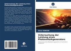 Cover Untersuchung der Leistung eines Photovoltaikgenerators