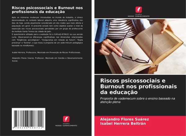 Riscos psicossociais e Burnout nos profissionais da educação Riscos psicossociais e Burnout nos profissionais da educação