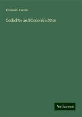 Gedichte und Gedenkblätter Gedichte und Gedenkblätter