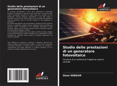 Cover Studio delle prestazioni di un generatore fotovoltaico