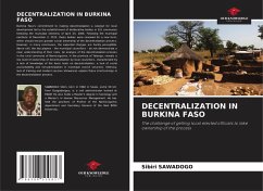 Cover DECENTRALIZATION IN BURKINA FASO