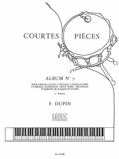 Cover DUPIN F. COURTES PIECES VOLUME 7:ENSEMBLE PERCUSSIONS (CLASSIQUES)ET PIANO