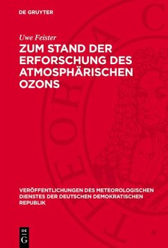 Cover Zum Stand der Erforschung des atmosphärischen Ozons (eBook, PDF)
