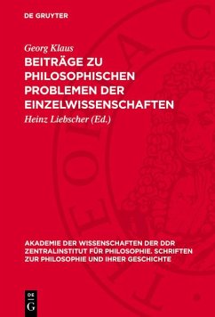 Cover Beiträge zu philosophischen Problemen der Einzelwissenschaften (eBook, PDF)