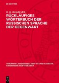Rückläufiges Wörterbuch der russischen Sprache der Gegenwart (eBook, PDF)