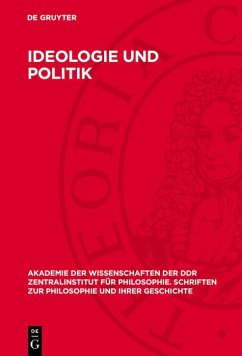 Cover Ideologie und Politik (eBook, PDF)