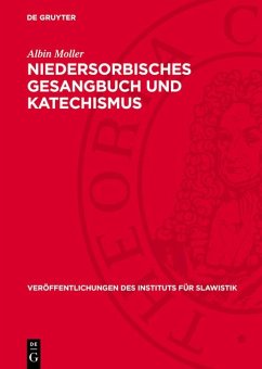 Cover Niedersorbisches Gesangbuch und Katechismus (eBook, PDF)