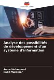 Analyse des possibilités de développement d'un système d'information Analyse des possibilités de développement d'un système d'information
