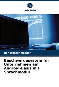 Cover Beschwerdesystem für Unternehmen auf Android-Basis mit Sprachmodul