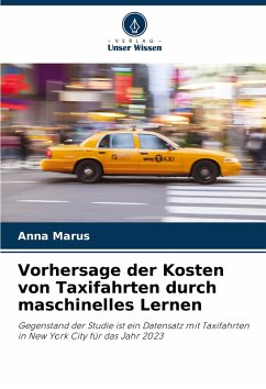 Cover Vorhersage der Kosten von Taxifahrten durch maschinelles Lernen