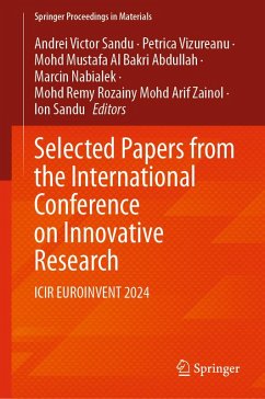 Cover Selected Papers from the International Conference on Innovative Research (eBook, PDF)