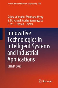 Cover Innovative Technologies in Intelligent Systems and Industrial Applications (eBook, PDF)
