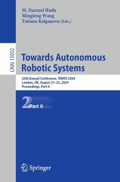 Cover Towards Autonomous Robotic Systems (eBook, PDF)