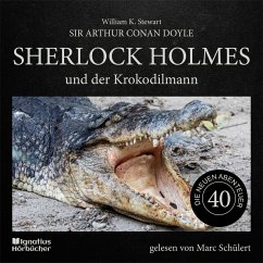 Cover Sherlock Holmes und der Krokodilmann (Die neuen Abenteuer, Folge 40) (MP3-Download)