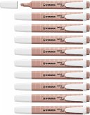 Textmarker - STABILO swing cool NatureCOLORS - 10er Pack - umbra Textmarker - STABILO swing cool NatureCOLORS - 10er Pack - umbra