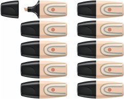 Cover Textmarker - STABILO BOSS MINI Naturevibes - 10er Pack - beige