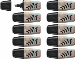 Cover Textmarker - STABILO BOSS MINI Naturevibes - 10er Pack - warmgrau