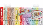 Textmarker - STABILO swing cool - 18er Tischset - 8 Naturfarben & 10 Pastellfarben