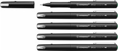 Cover Premium-Fineliner - STABILO dr!ver - 5er Pack - grün