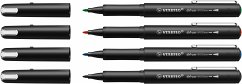 Cover Premium-Filzschreiber - STABILO dr!ver - 5er Pack - schwarz
