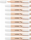 Textmarker - STABILO swing cool NatureCOLORS - 10er Pack - beige Textmarker - STABILO swing cool NatureCOLORS - 10er Pack - beige