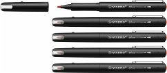 Cover Premium-Filzschreiber - STABILO dr!ver - 5er Pack - rot