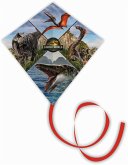 Paul Günther 1165 - Jurassic World 2-in-1-Drachen, Einleiner+Lenkdrachen, 78x78cm