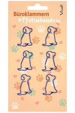 Cover 6er-Set Büroklammern »Pfotenbande«