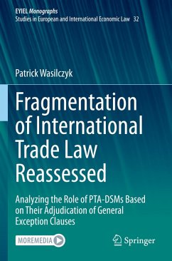Cover Fragmentation of International Trade Law Reassessed