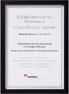 Cover Walther Construction 21x29,7 Kunststoff schwarz DIN A4 JK130B