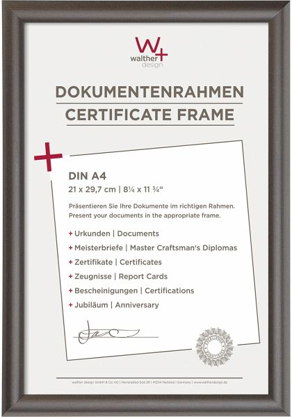 Walther Trendstyle 21x29,7 Kunststoff stahl DIN A4 KP130D