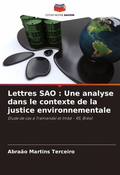 Cover Lettres SAO : Une analyse dans le contexte de la justice environnementale