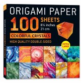 Origami Paper 100 Sheets Colorful Crystals 8 1/4 (21 CM) Origami Paper 100 Sheets Colorful Crystals 8 1/4 (21 CM)